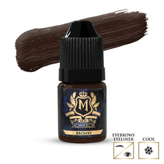 Skin Monarch Bronxy — brown-black eyebrow eyeliner pigment