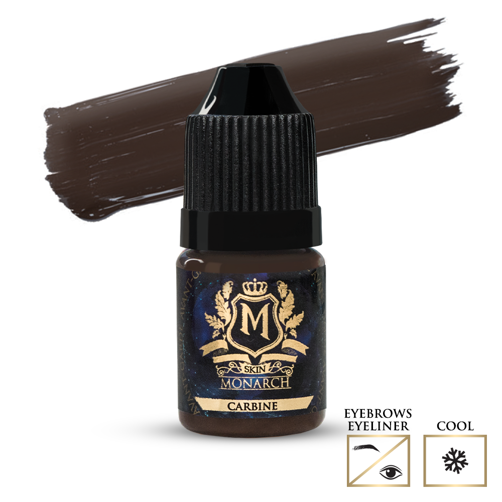 Skin Monarch Carbine — cool dark brown eyeliner pigment