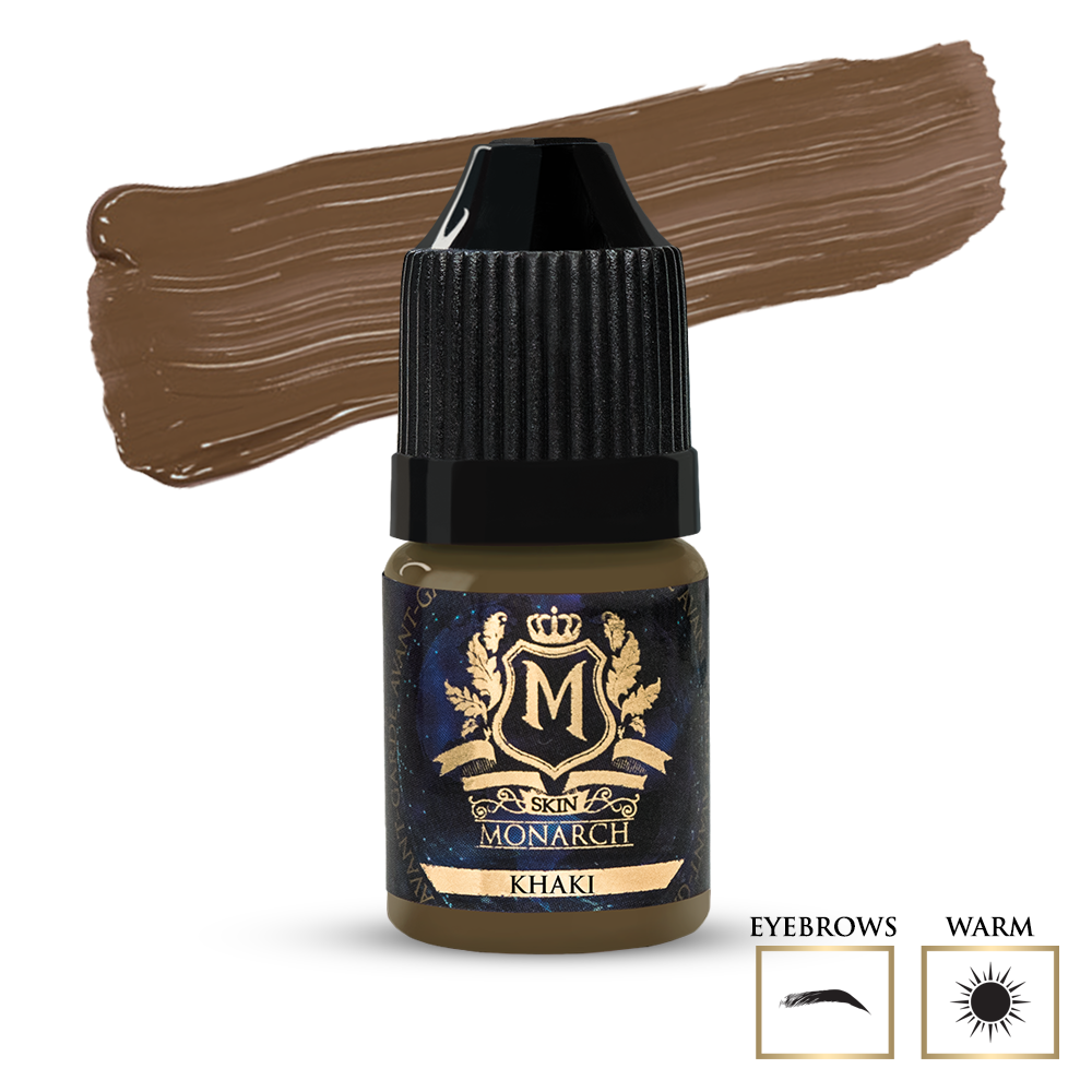 Skin Monarch Corrector Khaki — muted light green PMU corrector 5ml