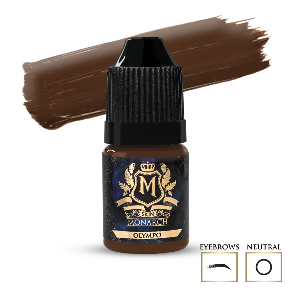 Skin Monarch Olympo — neutral dark brown eyebrow pigment