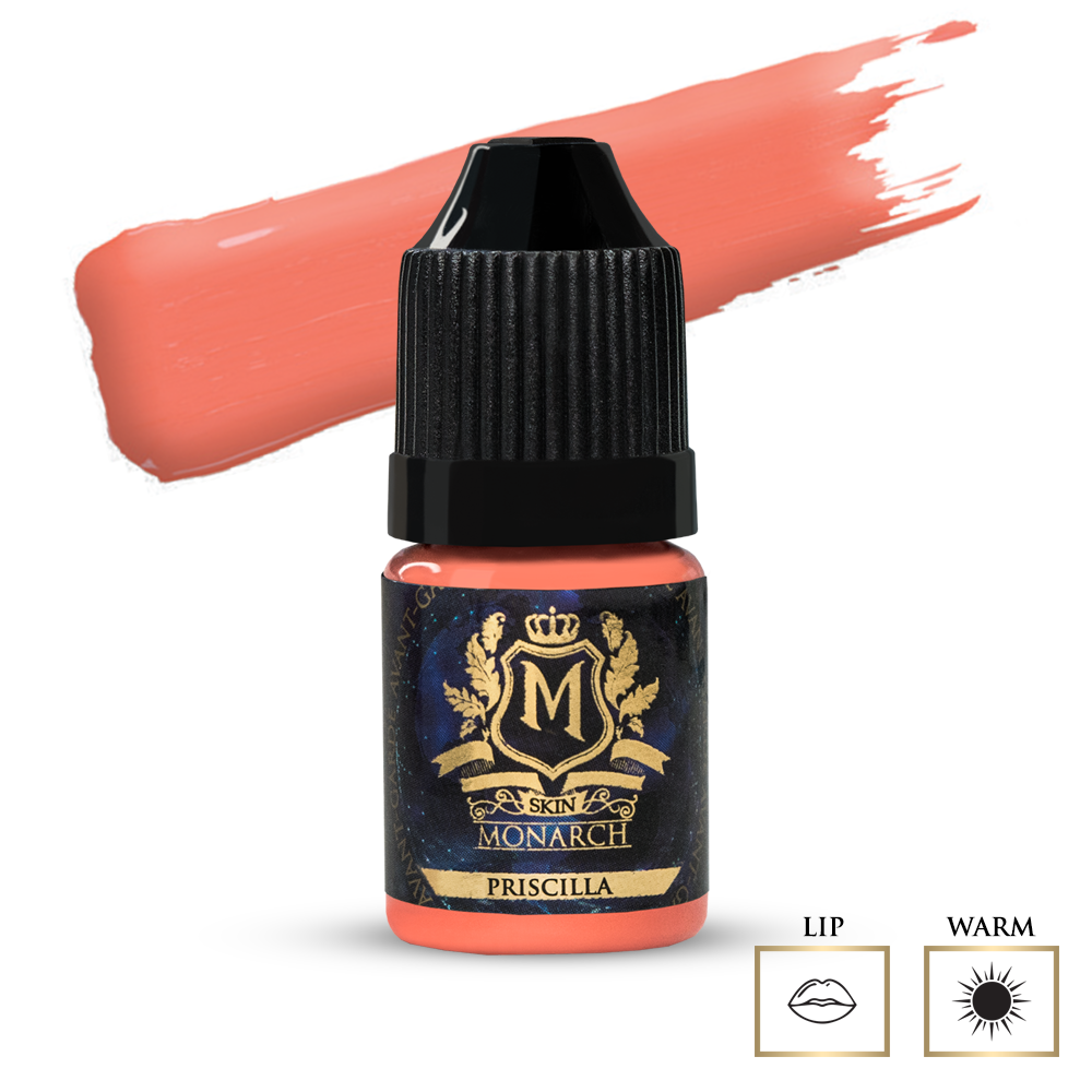 Skin Monarch Priscilla — warm orange lip pigment 5ml