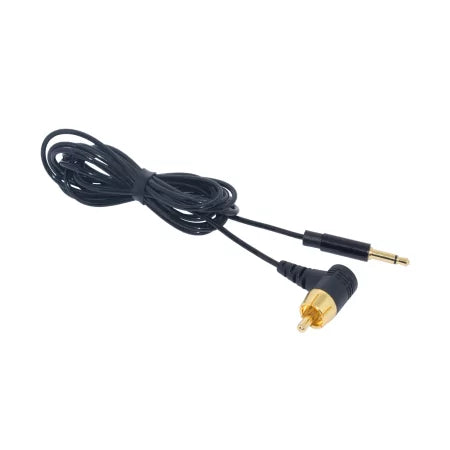 Skin Monarch RCA to 3.5mm Clip Cord 1.8m — black connection cable