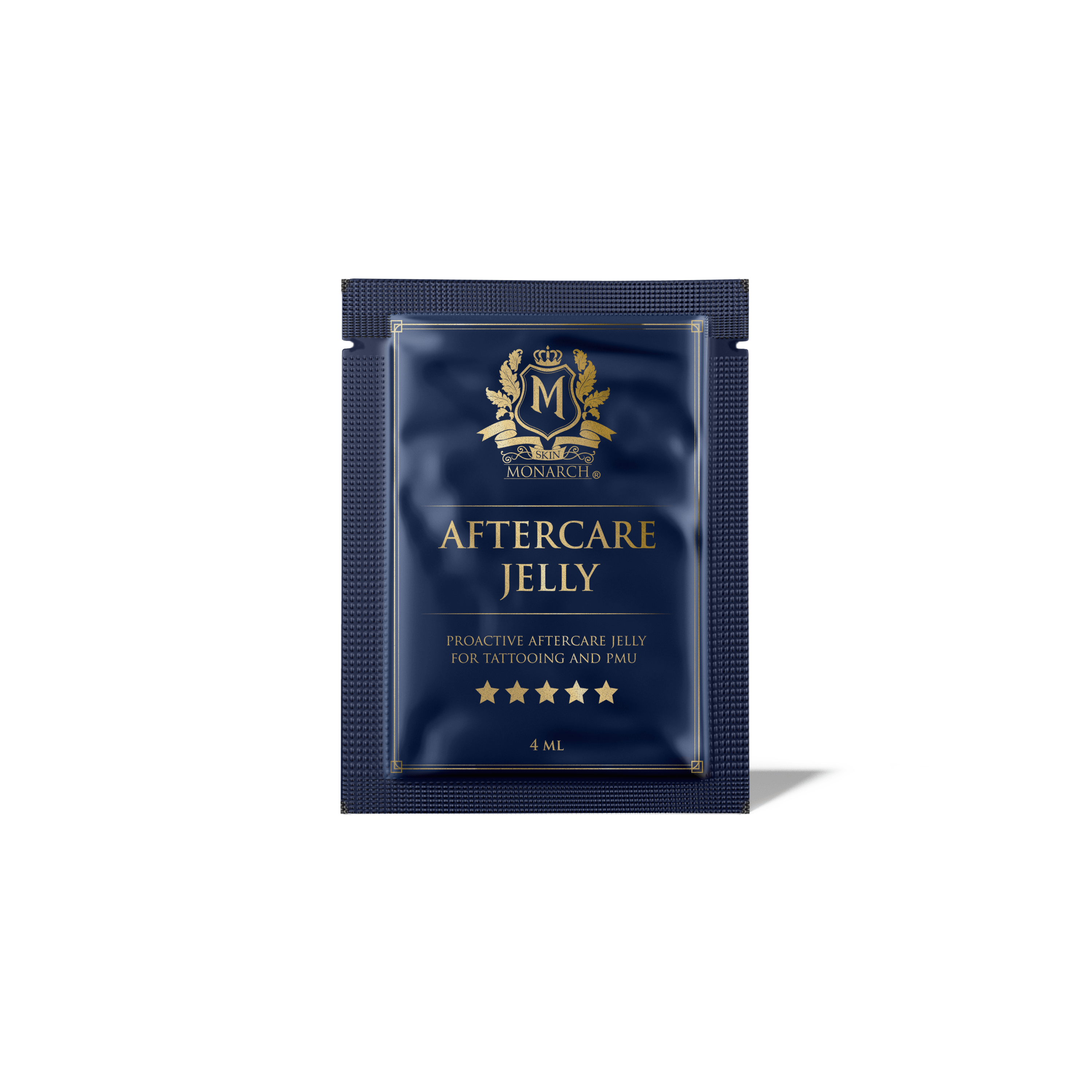 Skin Monarch Aftercare Jelly 4ml sachet — front view