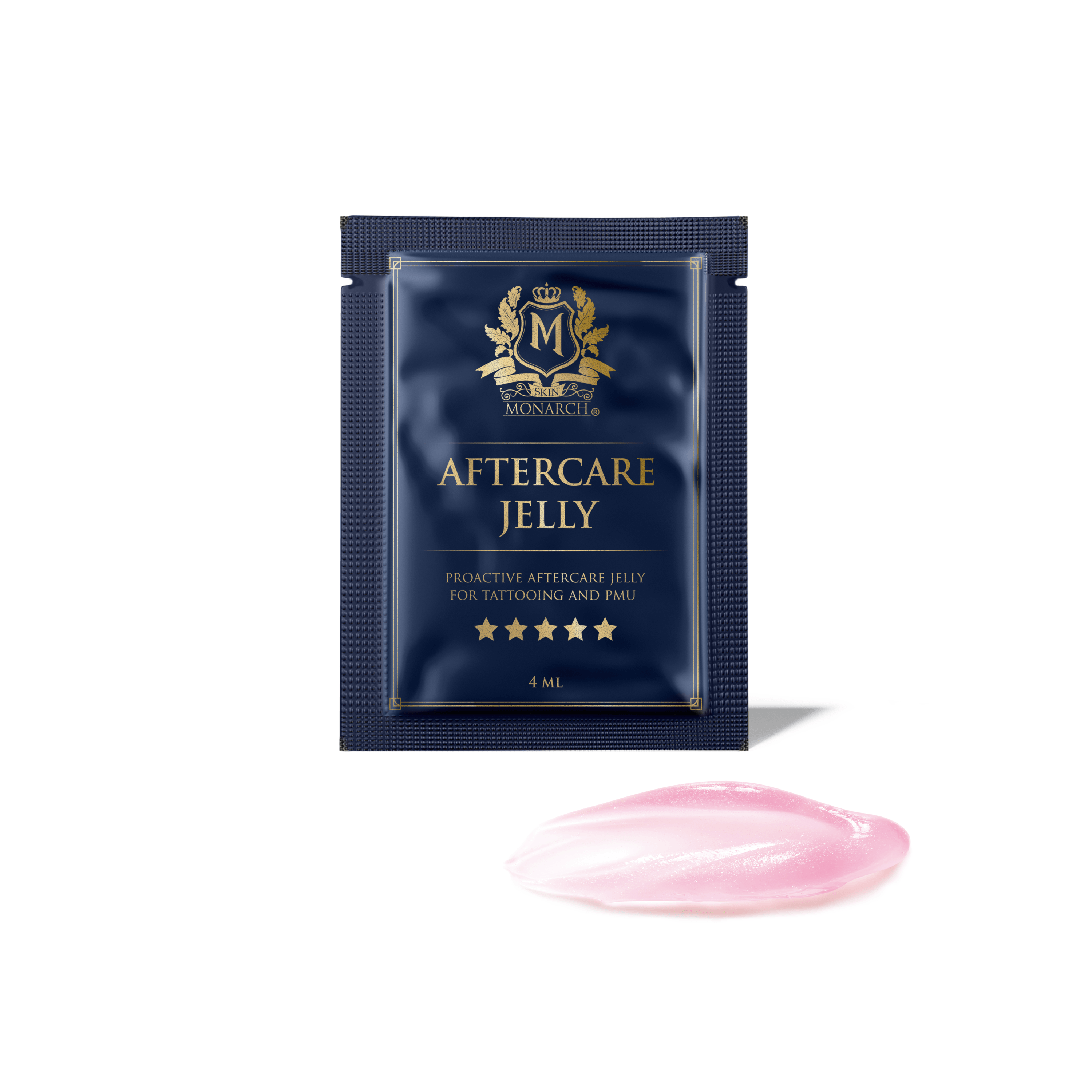 Skin Monarch Aftercare Jelly 4ml sachet — front view