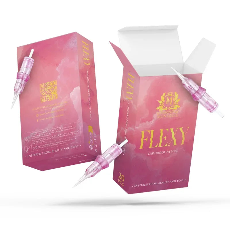 Skin Monarch Flexy PMU cartridges — tip close-up