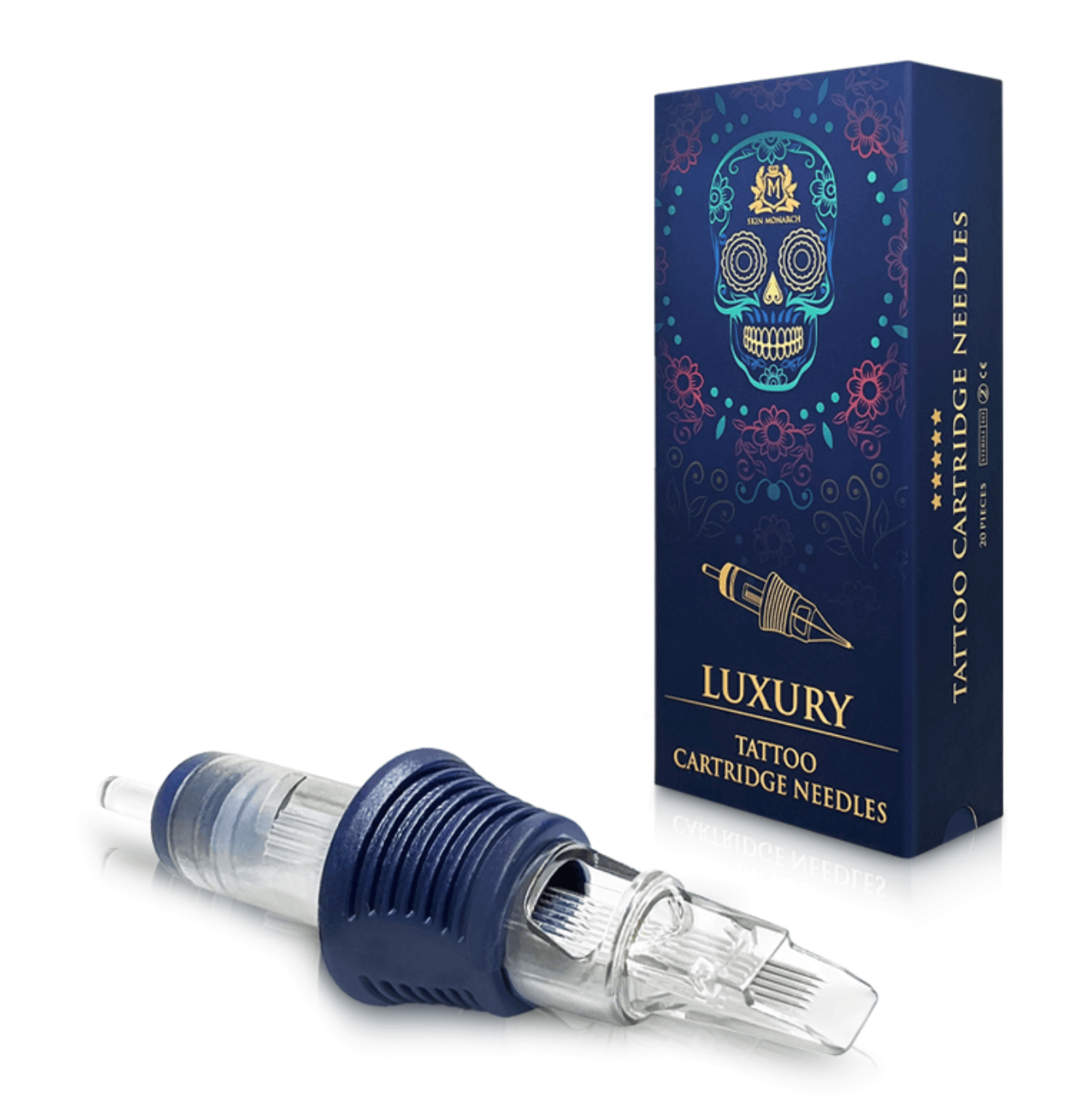 Skin Monarch Luxury Round Shader tattoo cartridges — packaging