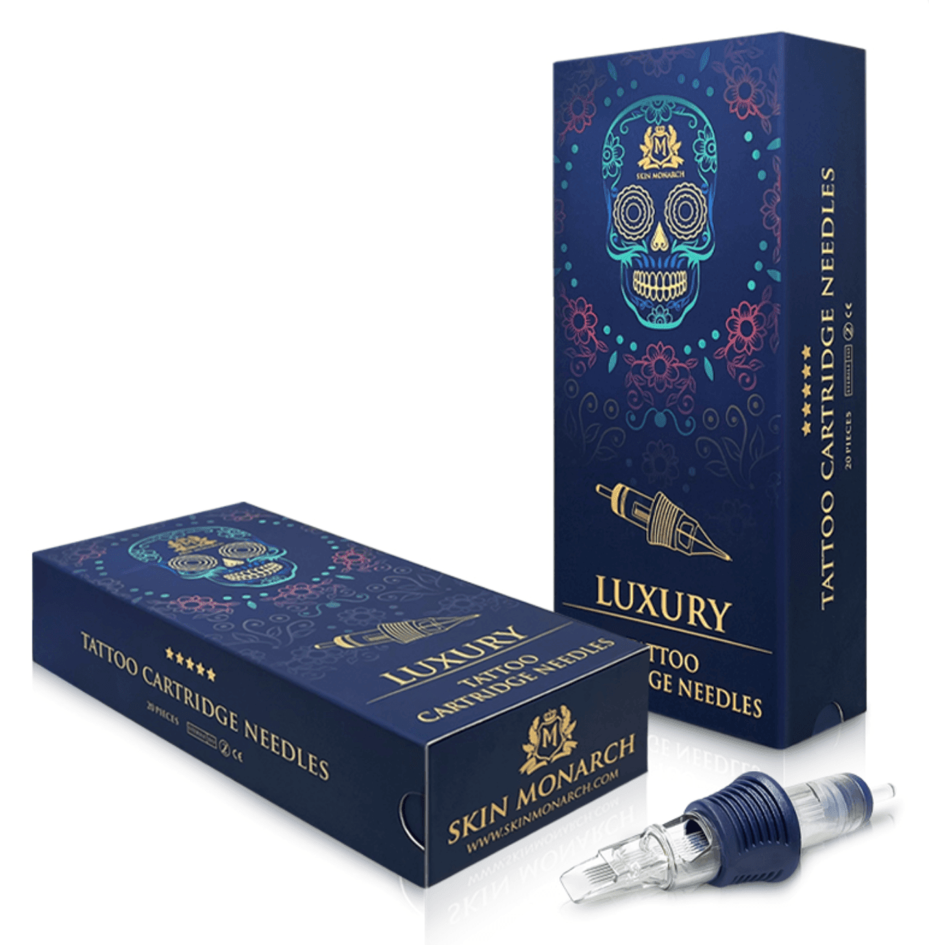 Skin Monarch Luxury Round Shader tattoo cartridges — detail