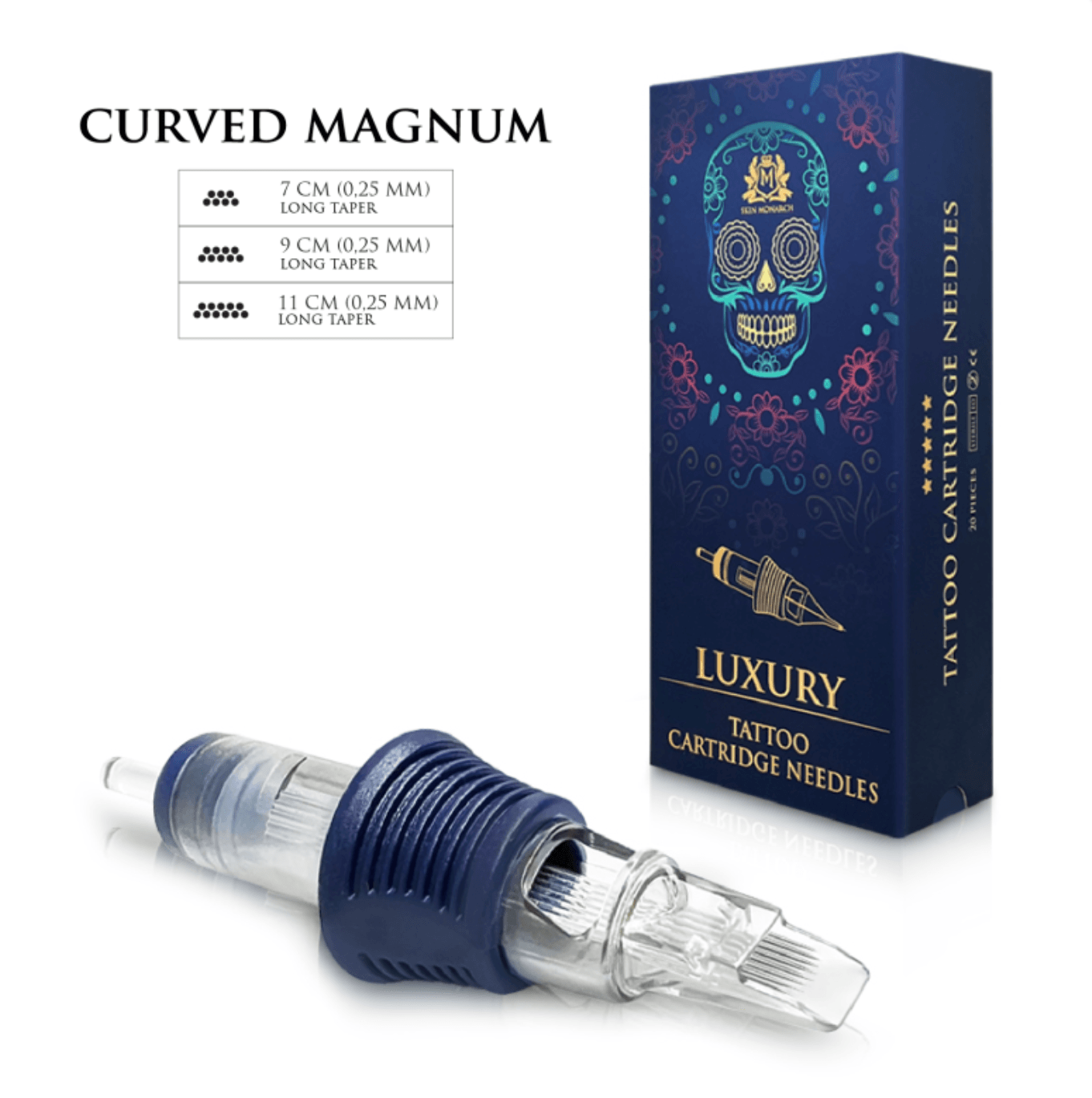 Skin Monarch Luxury Curved Magnum tattoo — single