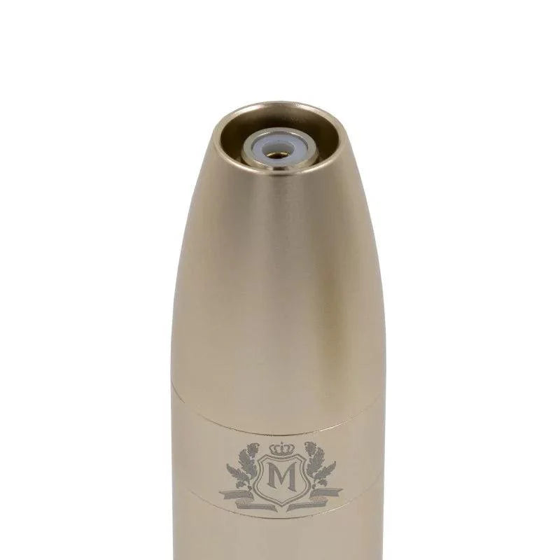 Skin Monarch Baron 360 Champagne Pen — in hand