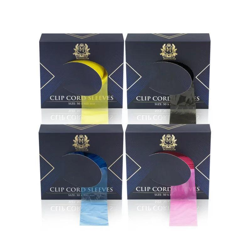 Skin Monarch Clip Cord Sleeves Yellow — size detail
