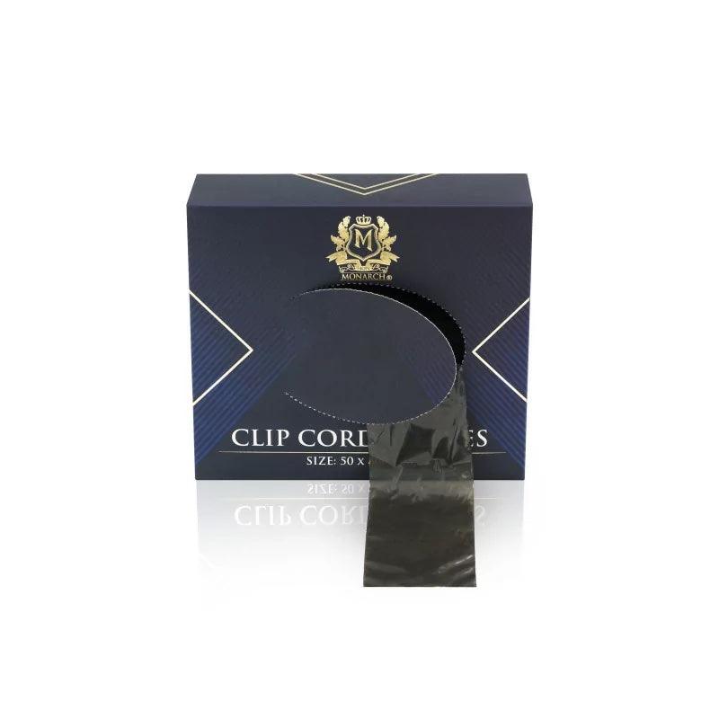Skin Monarch Clip Cord Sleeves Dark Grey 125pcs — roll