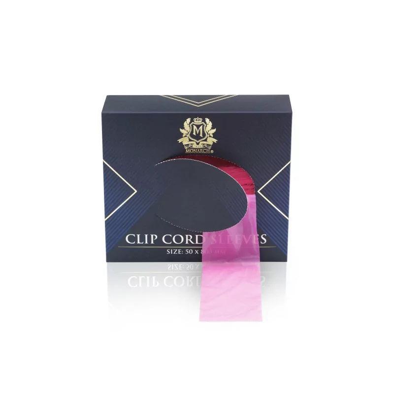 Skin Monarch Clip Cord Sleeves Pink 125pcs — roll view