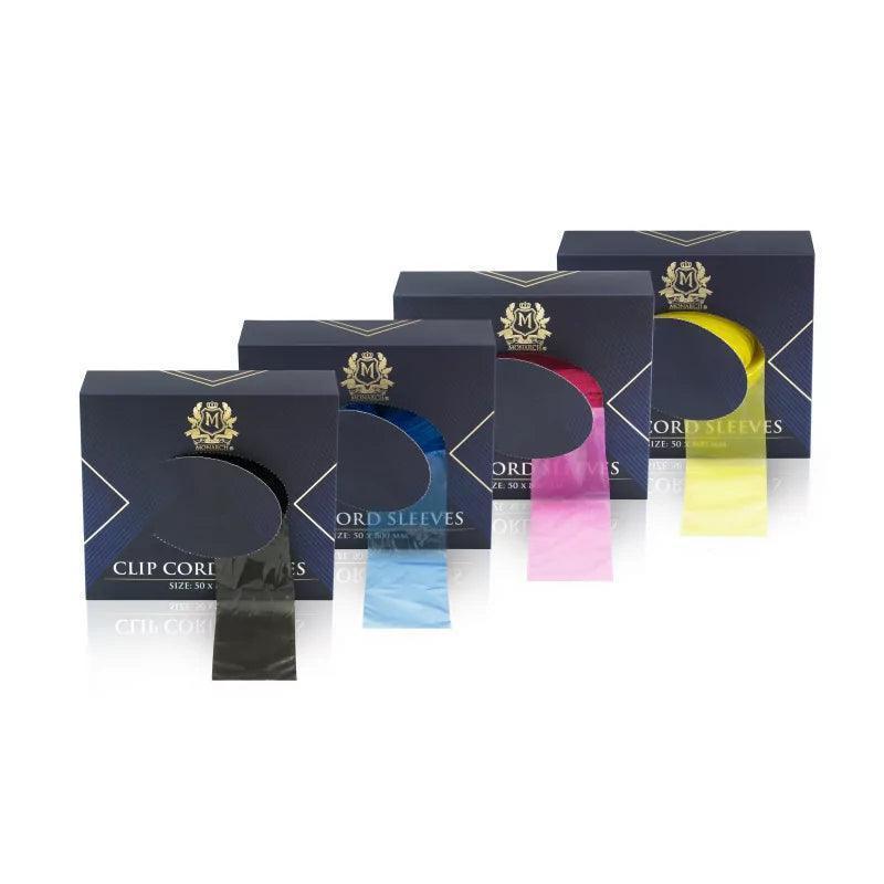 Skin Monarch Clip Cord Sleeves Pink 125pcs — roll view