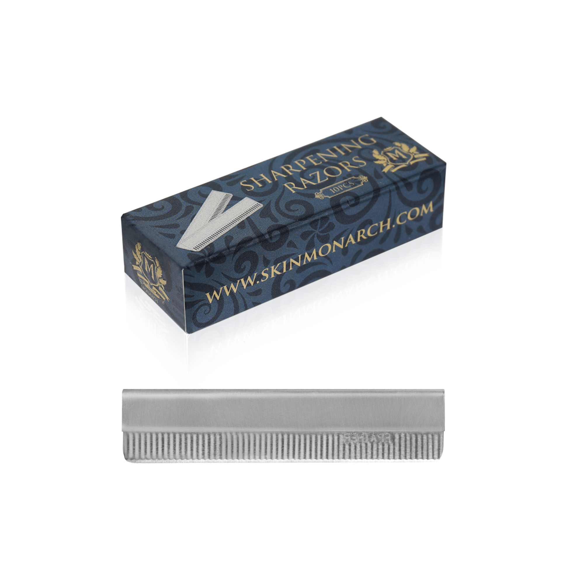 Skin Monarch Sharpening Razor Blades 10pcs — front view