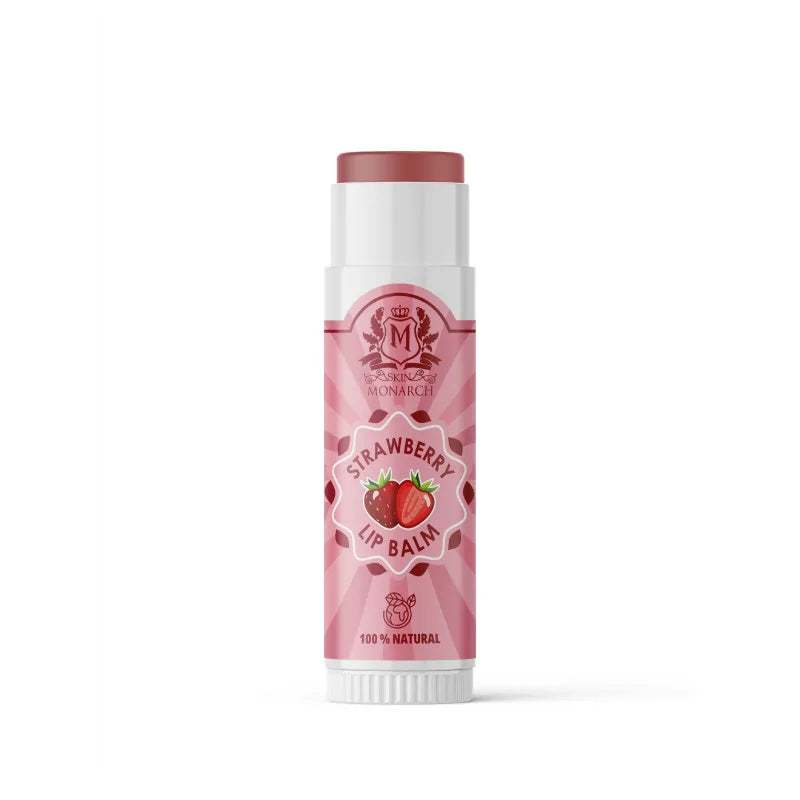 Skin Monarch Strawberry Lip Balm — cocoa & shea butter formula